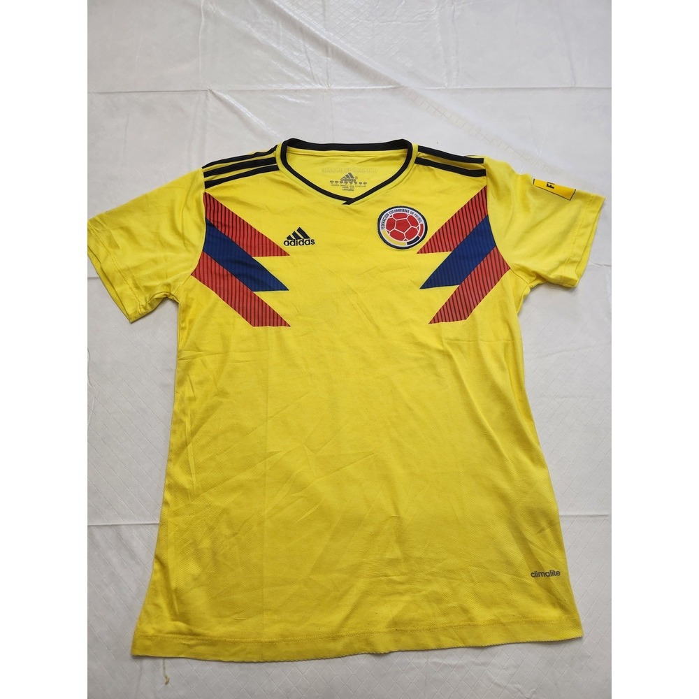 Adidas Colombia National‎ Team Shirt Mens XL Climalite Soccer Jersey 2018 FIFA